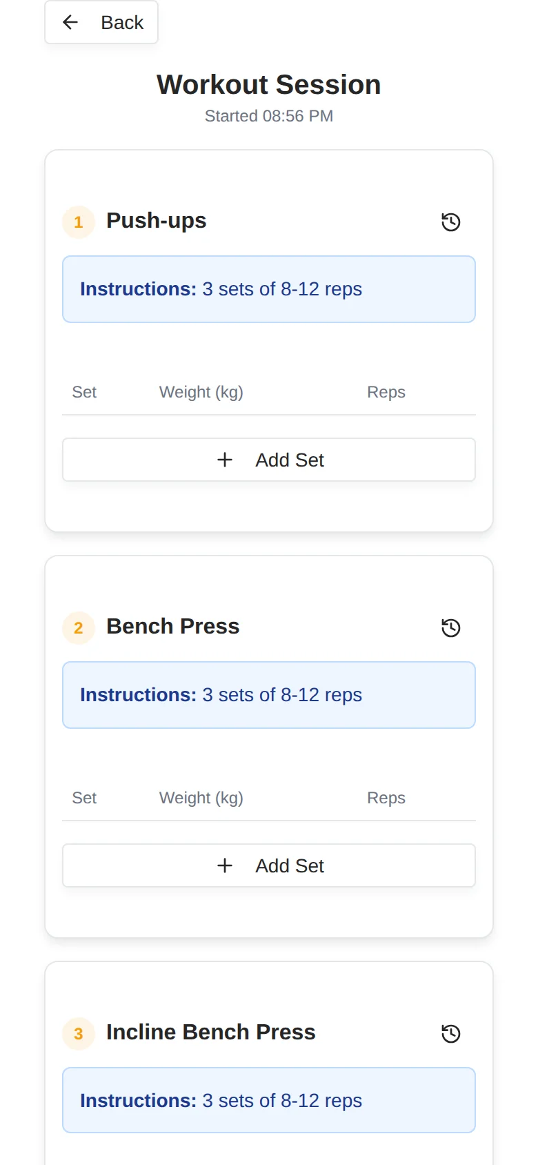 CorePT Client App - View workouts and track progress